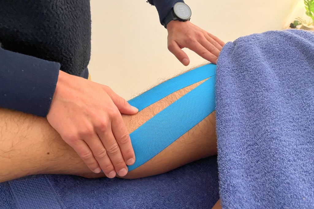 Joint support strapping and Taping at Surf and Sports Myotherapy Noosa (1024 x 683 px)