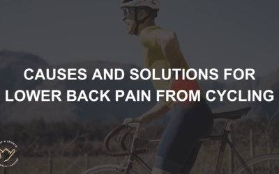 Lower Back Pain from Cycling – Causes and Solutions