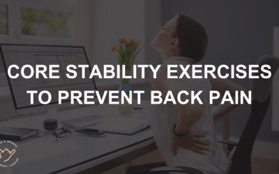 Core Stability Exercises for Office Workers to Prevent Back Pain