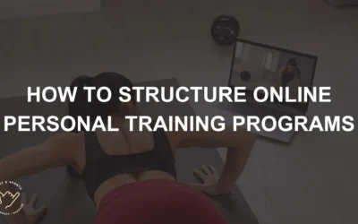 How to Structure Online Personal Training Programs That Get Results